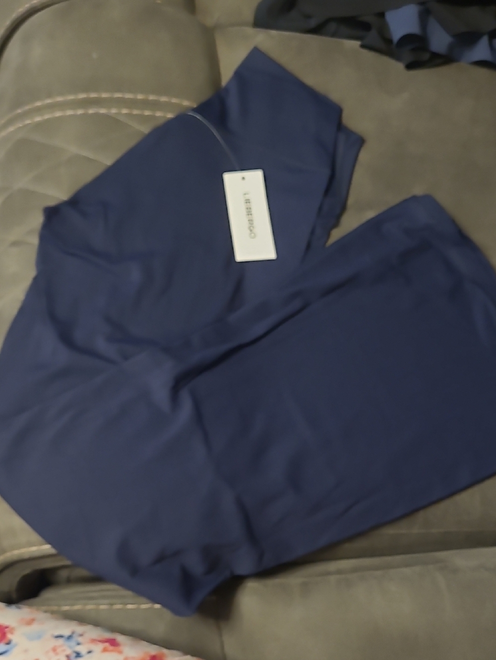 Women's Navy High-Waist Leggings